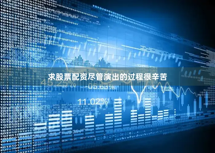 求股票配资尽管演出的过程很辛苦